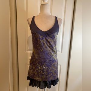 Free People Silk & Ribbed Tank Dress 👗